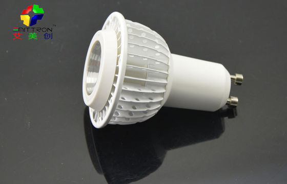 Sliver 5 Watt GU10 LED Spot Light Fixture Energy Saving 60Hz , 2800K - 7500K