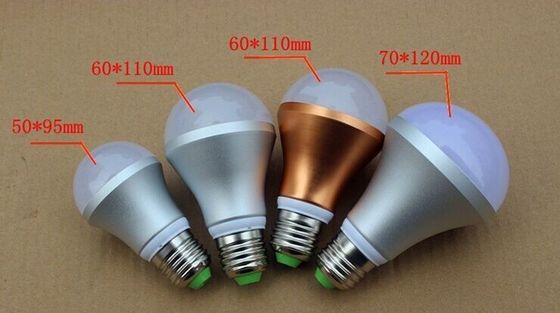 Energy saving 7W E27 Aluminum Alloy LED Bulb 600lm White / Warm white Lighting