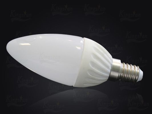 Epistar 3 Watt Small Ceramic LED Candle Bulbs Lights for Home / Gallery Decorative lighting