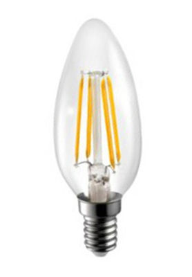 Energy saving Indoor 4W LED Candle Light Bulbs For Restaurant Square shape