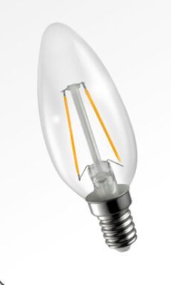 2PC COB Led Candle Light Bulbs / E14 Led Candle Shape Bulb AC 220V - 240V