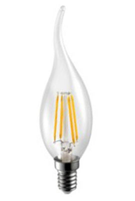 360 Degree IP20 4 Watt LED Candle Light Bulbs in Warm White 2700K