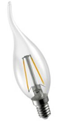 Super Brightness E14 COB LED Candle Light Bulbs 2W AC 220V , CE Approvals