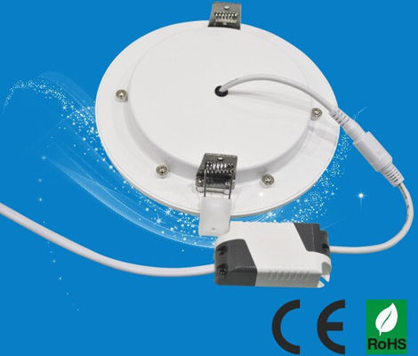 IP54 Ultra Thin Round LED Flat Panel Light Ceiling Downlight Barthroom Kitchen Hotel