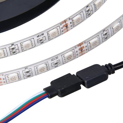 SMD5050 150Led RGB Flexible LED Strip Light Kits 24Keys For Hallways