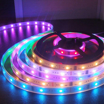 GS Approved LED Strip Light Kits  RGB 14.4W/M 44keys Controller And White Adapter