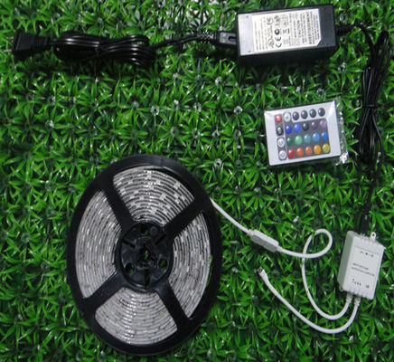 RGB SMD 5050 LED Strip Light kit with 24key IR remote controller