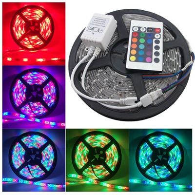 RGB SMD 5050 LED Strip Light kit with 24key IR remote controller