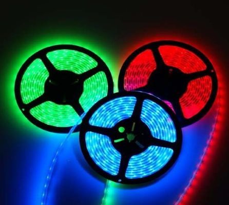 50000 Hours 24V Flexible LED Strip Light , Waterproof SMD 5050 LED Chip