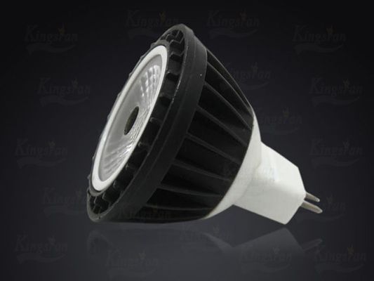 Black PC Body MR16 High Power LED Spotlights Energy Saving , Bridgelux LED Chip