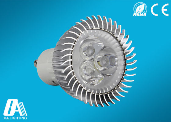 1W*3 GU10 High Power LED Spotlight Aluminum Material 220V 6500K