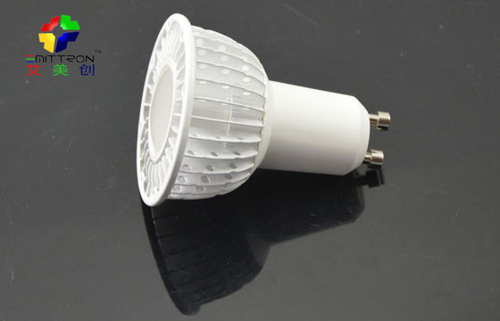 Sliver 5 Watt GU10 LED Spot Light Fixture Energy Saving 60Hz , 2800K - 7500K