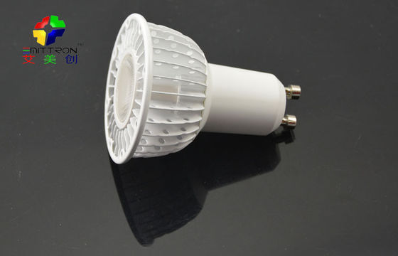 Sliver 5 Watt GU10 LED Spot Light Fixture Energy Saving 60Hz , 2800K - 7500K