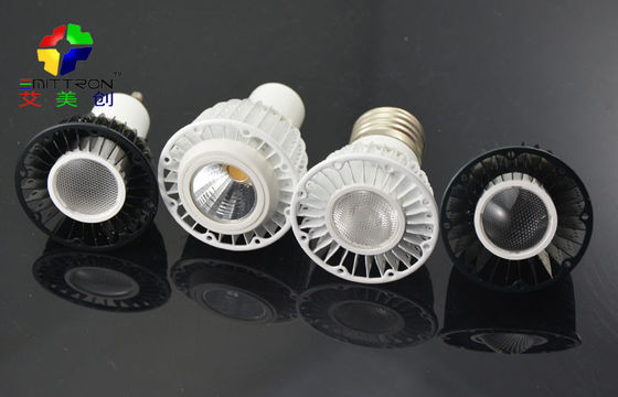Sliver 5 Watt GU10 LED Spot Light Fixture Energy Saving 60Hz , 2800K - 7500K