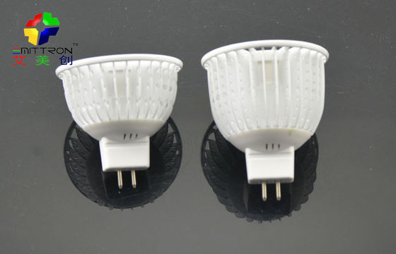 Sliver 5 Watt GU10 LED Spot Light Fixture Energy Saving 60Hz , 2800K - 7500K
