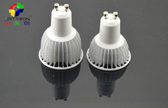 Sliver 5 Watt GU10 LED Spot Light Fixture Energy Saving 60Hz , 2800K - 7500K