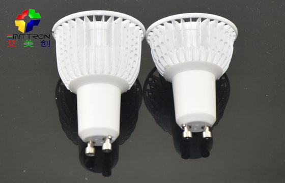 Sliver 5 Watt GU10 LED Spot Light Fixture Energy Saving 60Hz , 2800K - 7500K