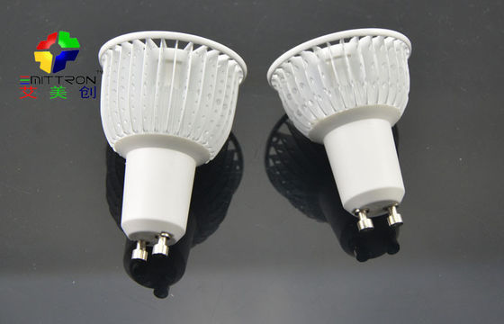 Sliver 5 Watt GU10 LED Spot Light Fixture Energy Saving 60Hz , 2800K - 7500K