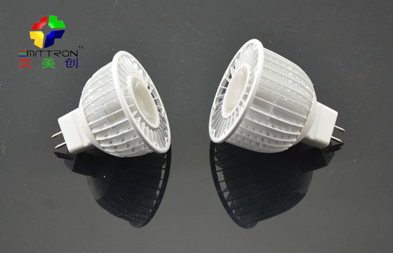 Sliver 5 Watt GU10 LED Spot Light Fixture Energy Saving 60Hz , 2800K - 7500K