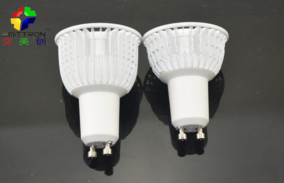 Sliver 5 Watt GU10 LED Spot Light Fixture Energy Saving 60Hz , 2800K - 7500K