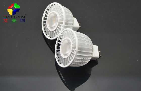 Sliver 5 Watt GU10 LED Spot Light Fixture Energy Saving 60Hz , 2800K - 7500K