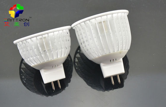 Sliver 5 Watt GU10 LED Spot Light Fixture Energy Saving 60Hz , 2800K - 7500K