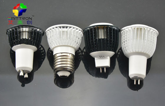 Sliver 5 Watt GU10 LED Spot Light Fixture Energy Saving 60Hz , 2800K - 7500K