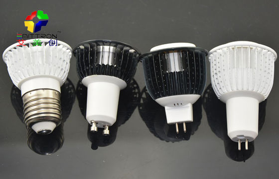 Sliver 5 Watt GU10 LED Spot Light Fixture Energy Saving 60Hz , 2800K - 7500K