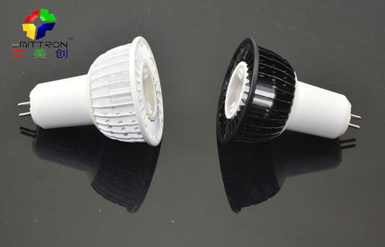 Sliver 5 Watt GU10 LED Spot Light Fixture Energy Saving 60Hz , 2800K - 7500K
