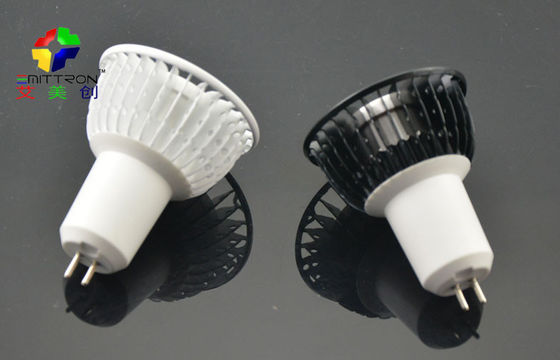 Sliver 5 Watt GU10 LED Spot Light Fixture Energy Saving 60Hz , 2800K - 7500K