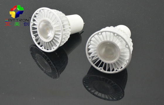 Sliver 5 Watt GU10 LED Spot Light Fixture Energy Saving 60Hz , 2800K - 7500K