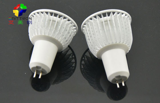 Sliver 5 Watt GU10 LED Spot Light Fixture Energy Saving 60Hz , 2800K - 7500K