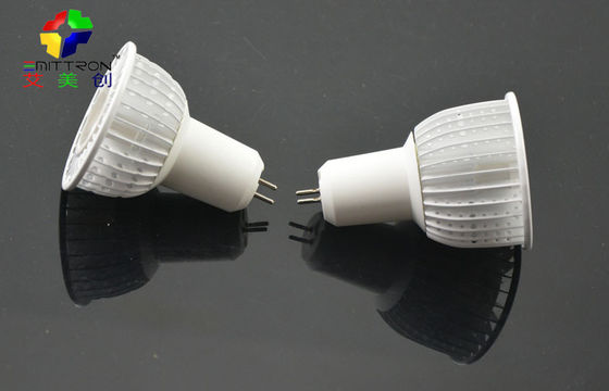 Sliver 5 Watt GU10 LED Spot Light Fixture Energy Saving 60Hz , 2800K - 7500K