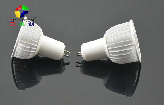 Sliver 5 Watt GU10 LED Spot Light Fixture Energy Saving 60Hz , 2800K - 7500K