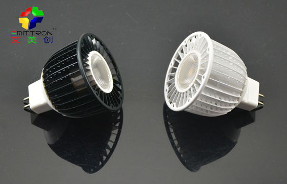 Sliver 5 Watt GU10 LED Spot Light Fixture Energy Saving 60Hz , 2800K - 7500K