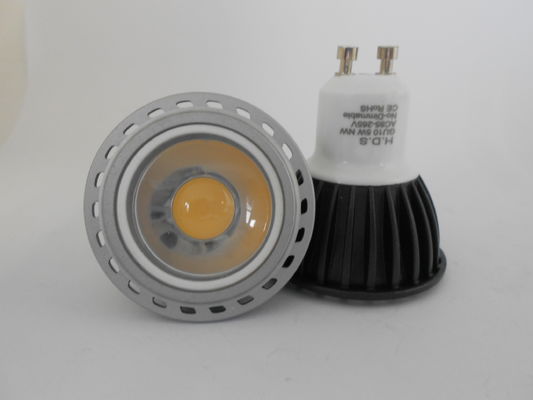 Pure Aluminum Led Spot Light Bulbs dimmable 30° Beam Angle 400lm - 450lm