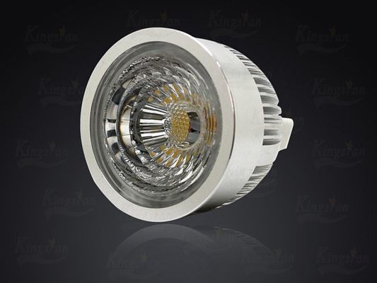 6W Pure White Bridgelux COB LED Spot Light with Reflector , MR16 LED light bulbs