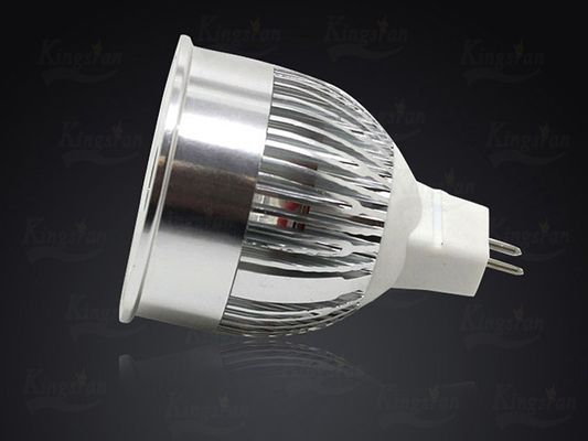 6W Pure White Bridgelux COB LED Spot Light with Reflector , MR16 LED light bulbs