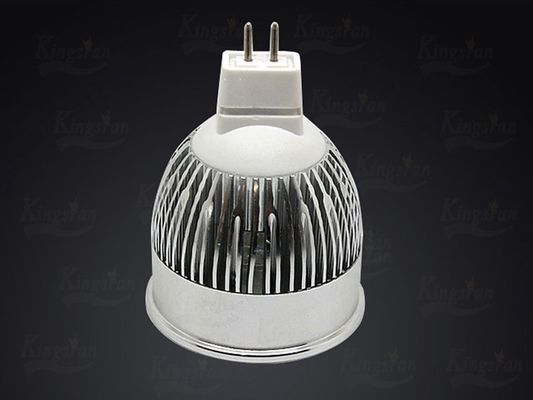 6W Pure White Bridgelux COB LED Spot Light with Reflector , MR16 LED light bulbs