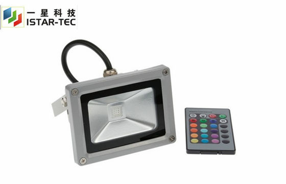 outside 100 Degree RGB Commercial Led Flood Lights with Aluminum housing